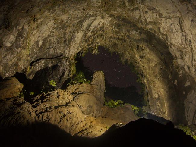 Underground stargazing. Picture: Alesha Bradford.
